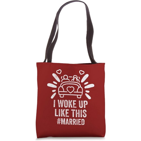 I Woke Up Like This Married Beach Shopper Tote Bag - Picture 2 of 4